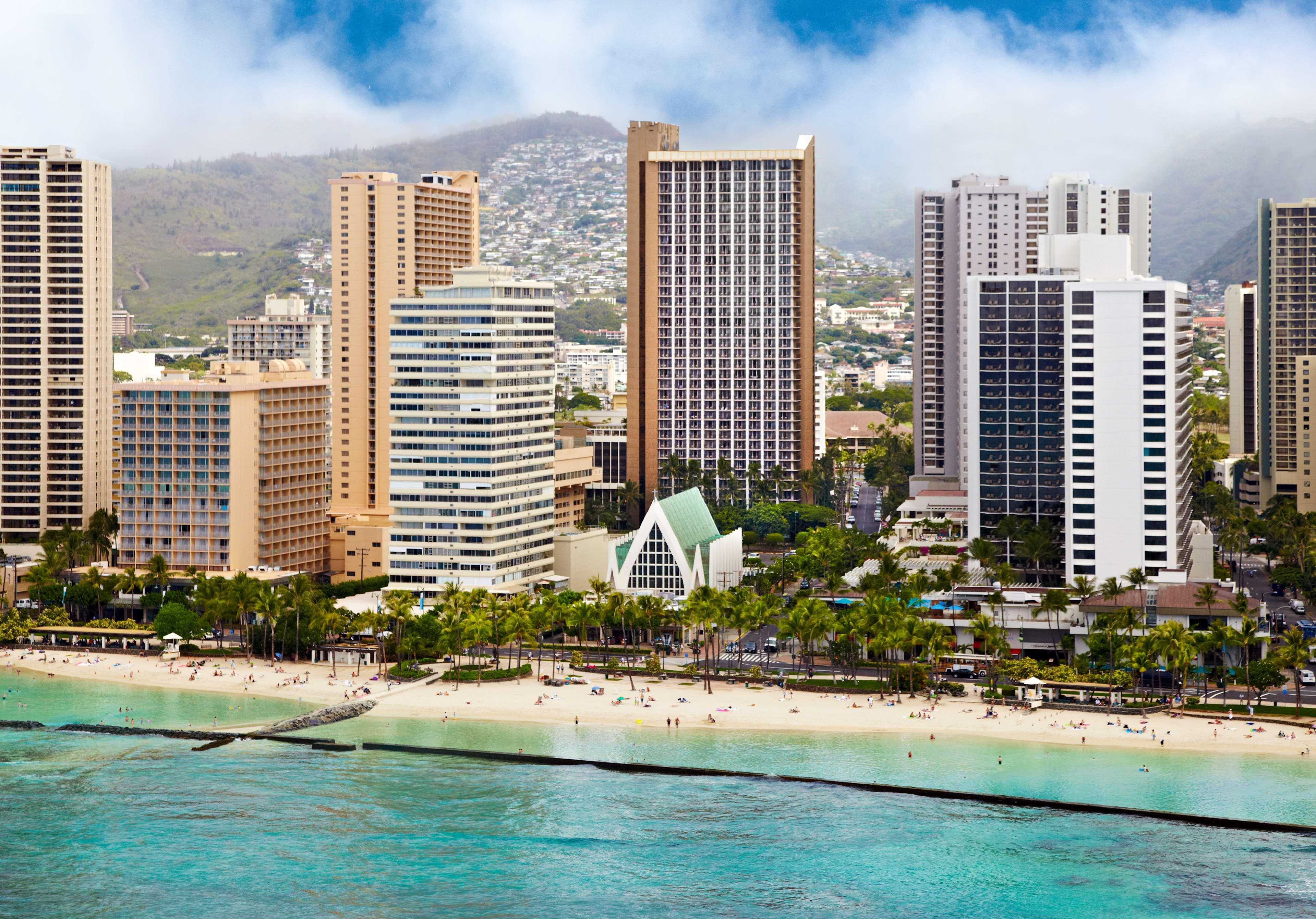 Hilton Waikiki Beach Hotel Honolulu Exterior foto